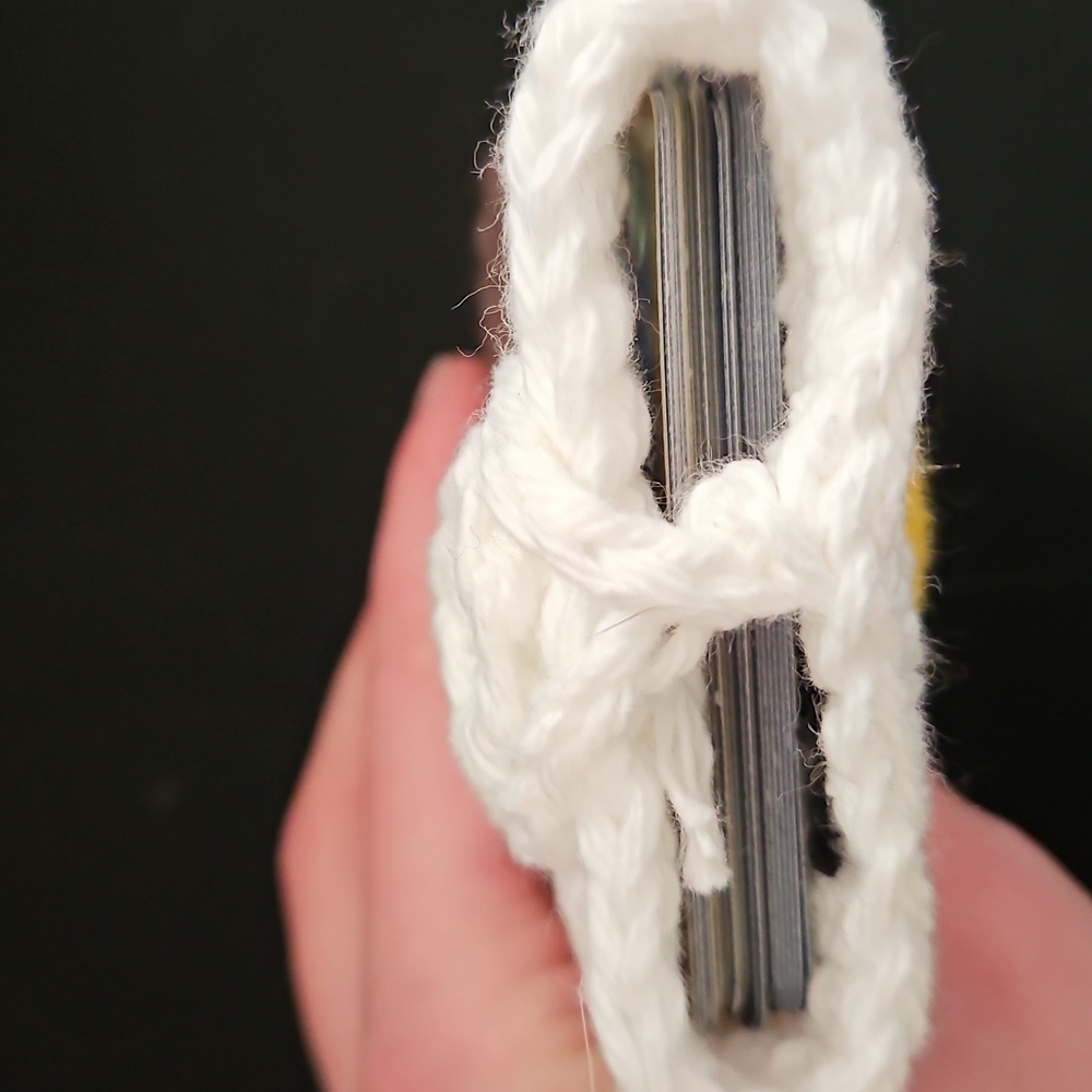 Small Crochet Eagle Pouch - Picture 5 of 7